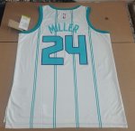 Maillot de Basket #24 Miller Charlotte Hornets Blanc